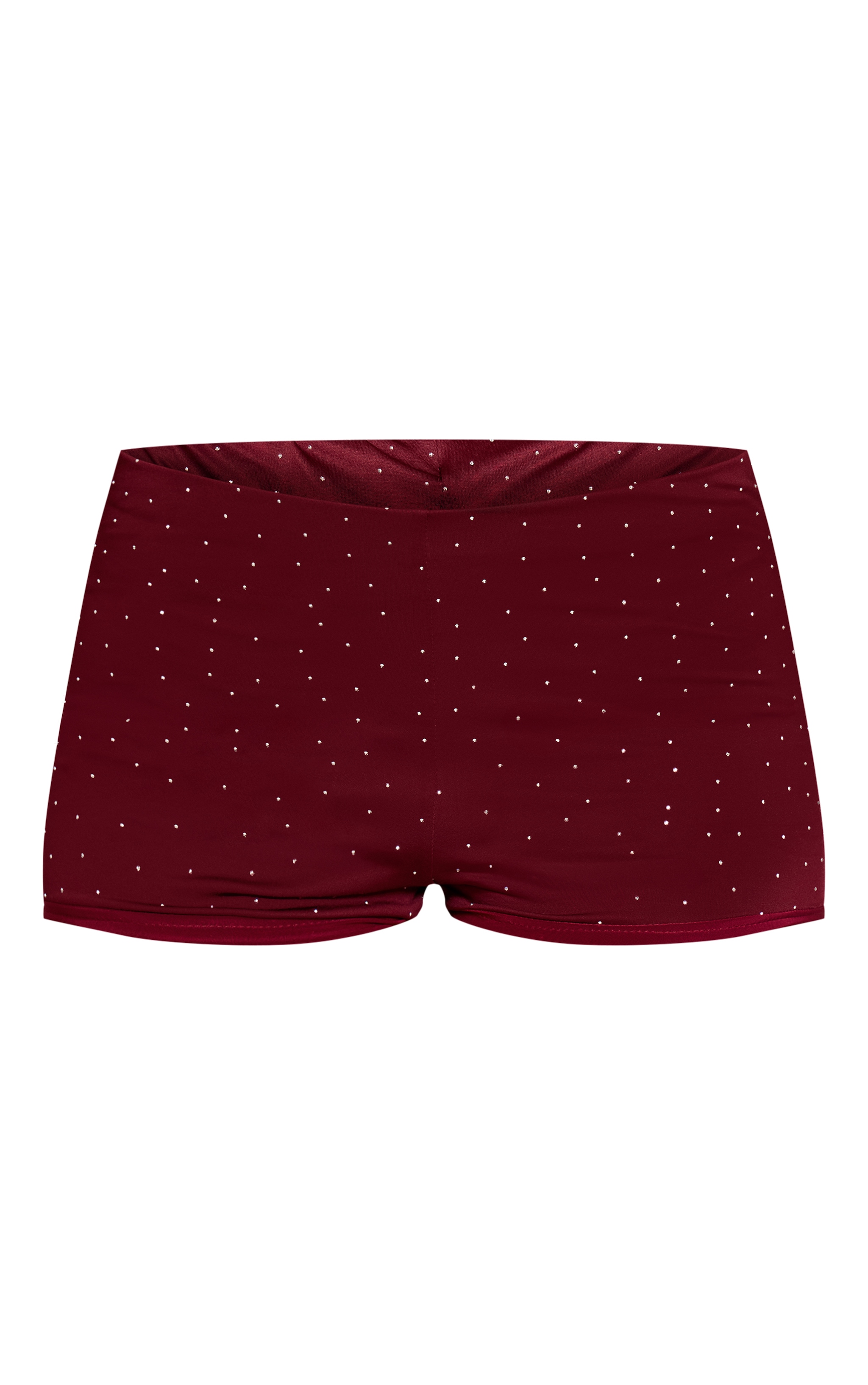 Wine Hotfix Slinky Hotpant Short image 6