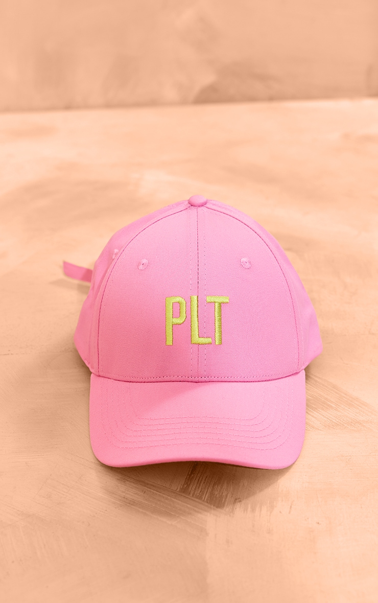 PRETTYLITTLETHING Casquette rose à logo PLT image 2