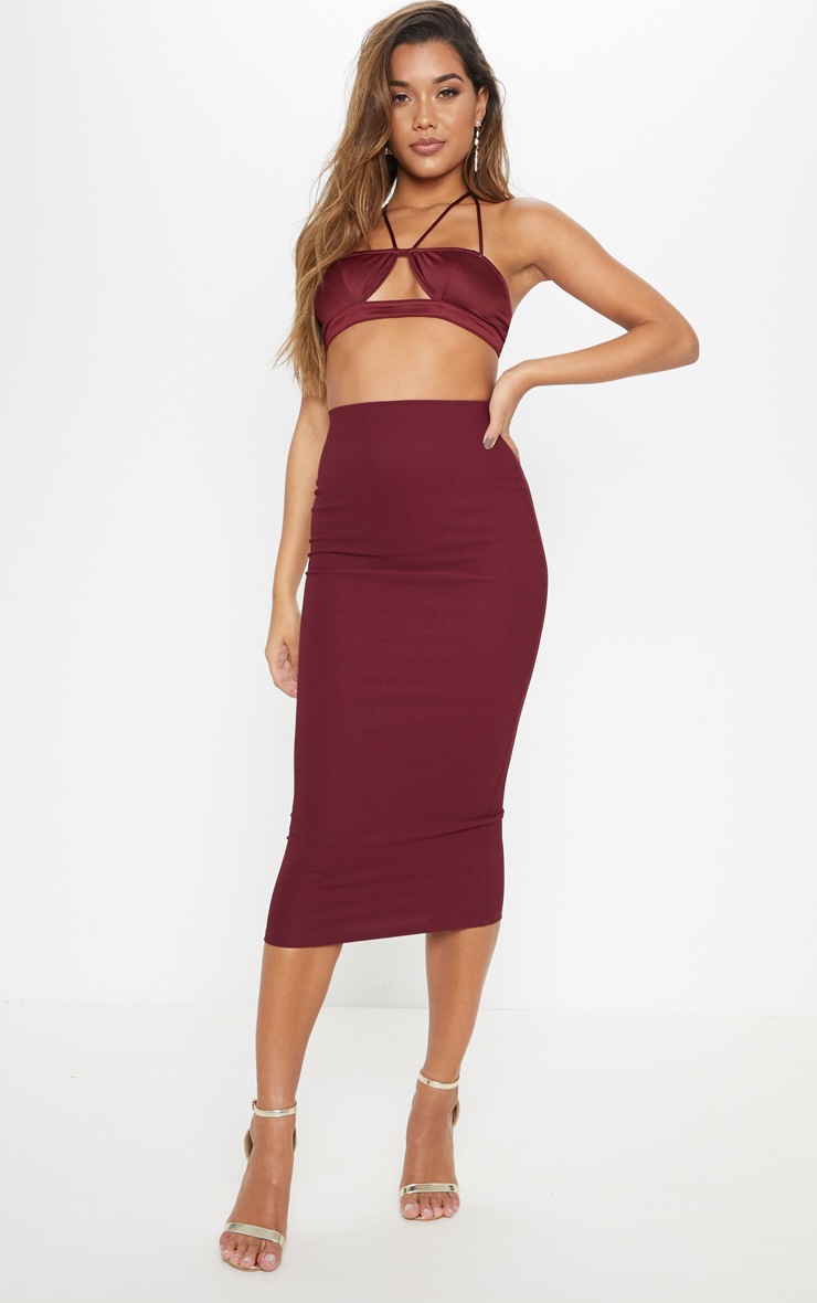 Maroon Strappy Bralet image 4