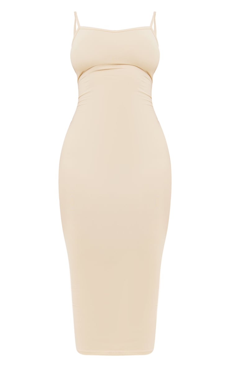 Shape Desert Sand Sculpted Midaxi Dress image 5