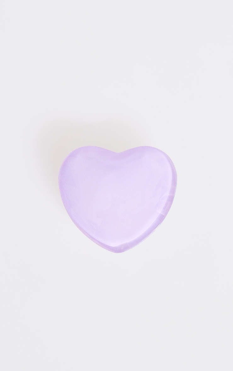 STICKYBESTIE Pink Acrylic Heart Pop Socket image 2