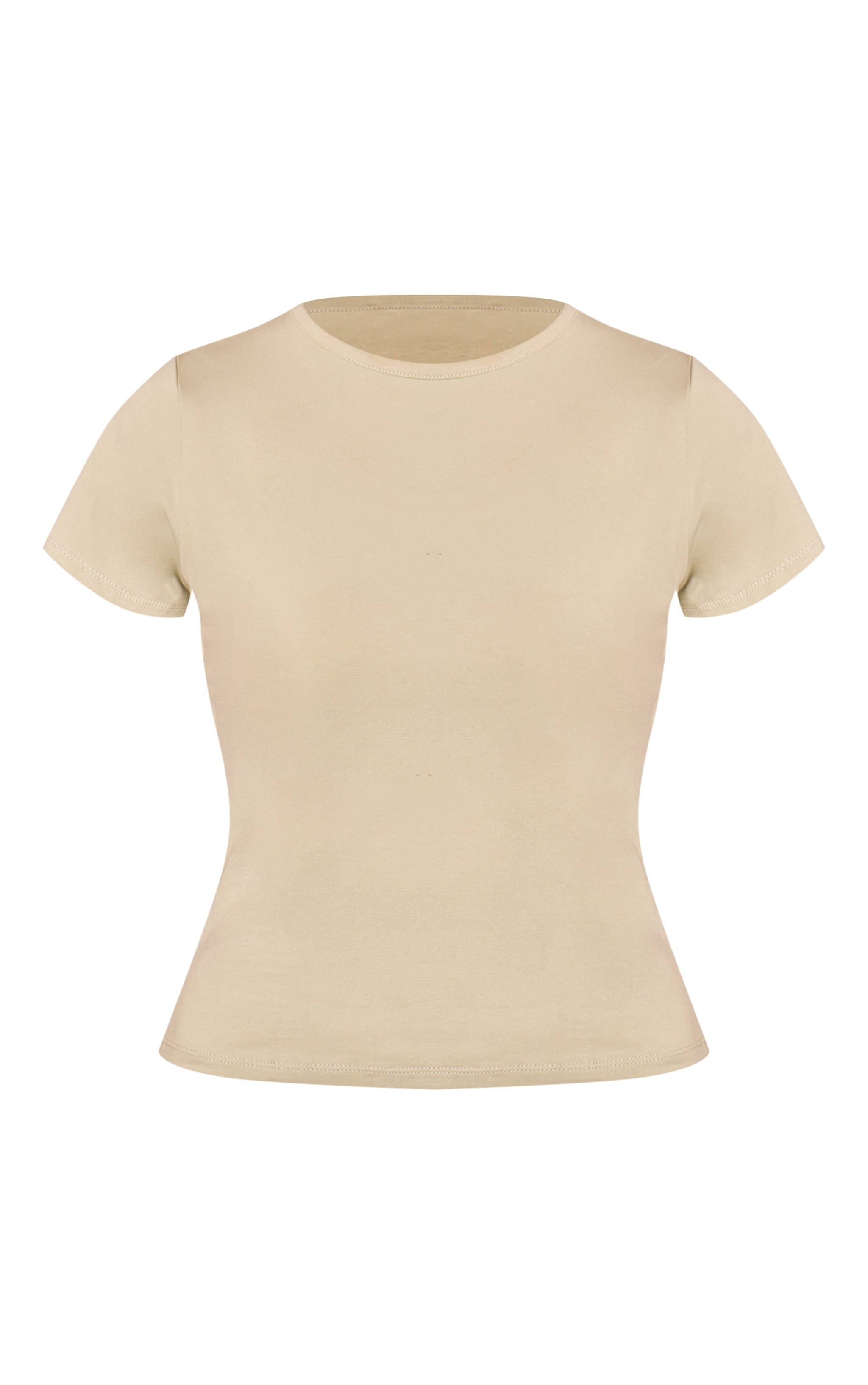 Sage Green Cotton Crew Neck Longline Short Sleeve T-Shirt image 5