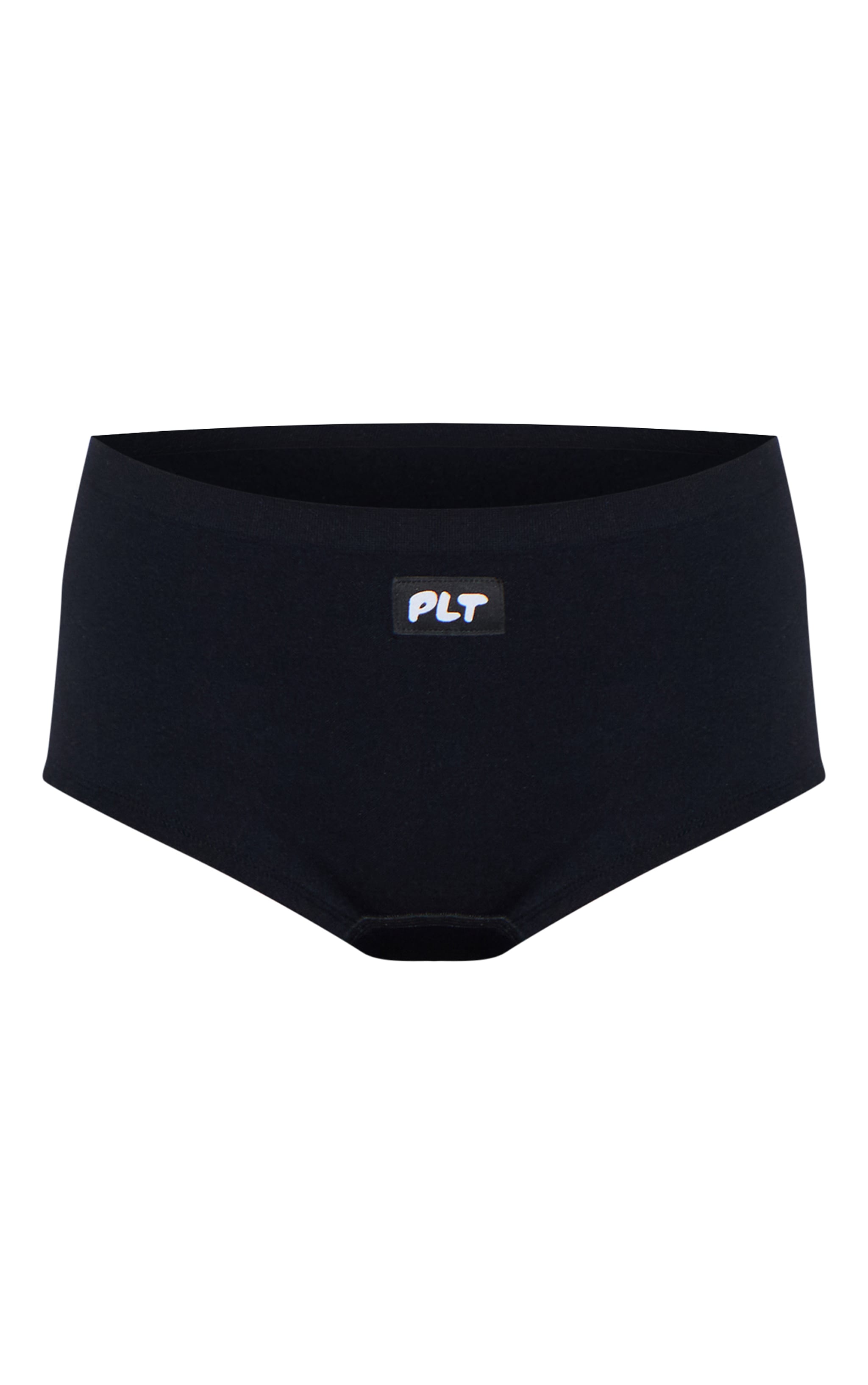 PRETTYLITTLETHING Slip-culotte noir sans coutures à badge image 5
