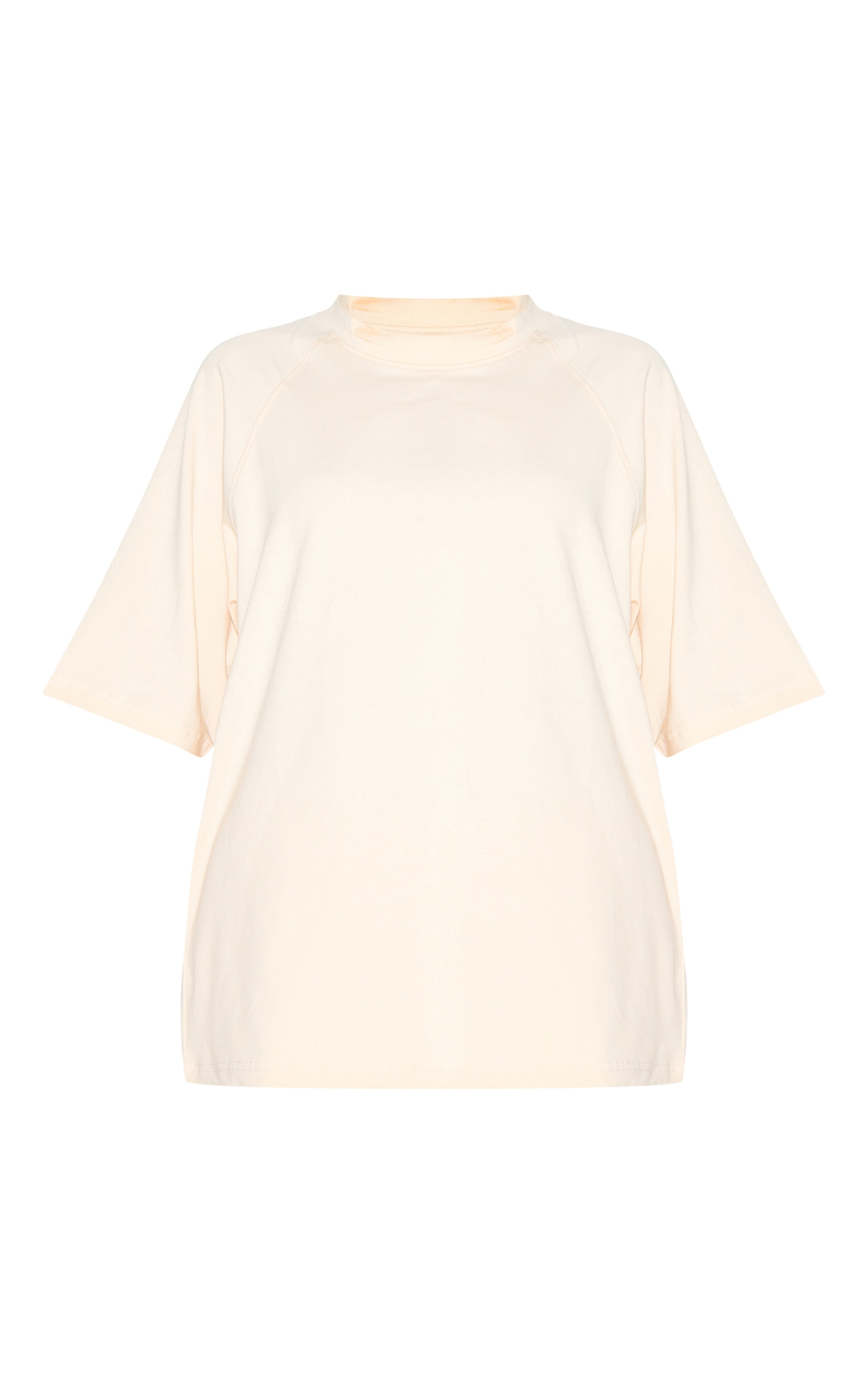 Petite Cream Oversized T-shirt image 5