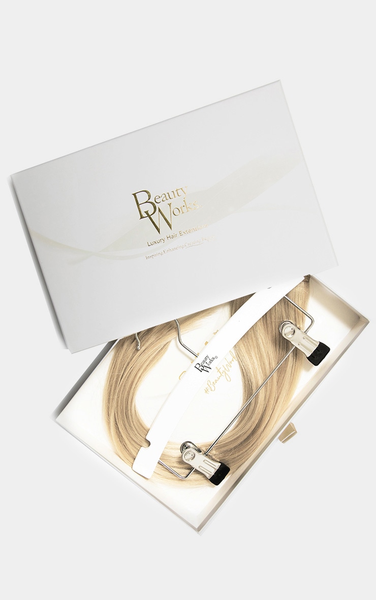 Beauty Works Double Hair Set Weft 18 Inch Iced Blonde 50 Grams