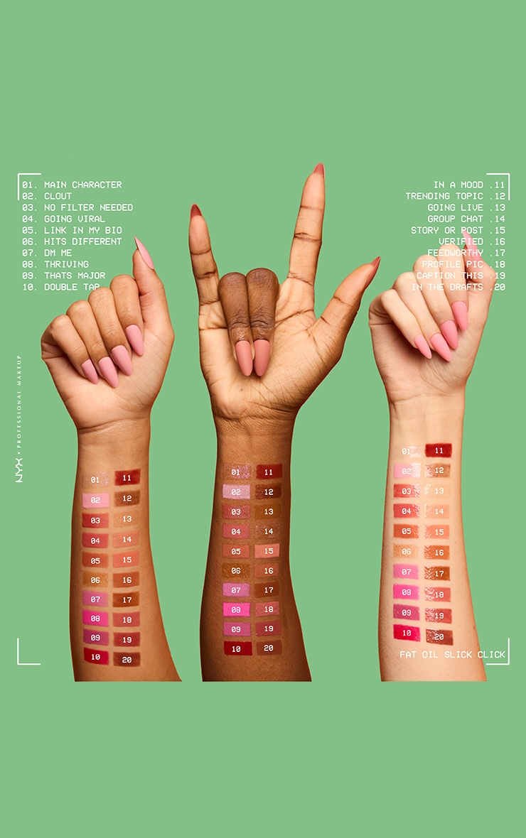 NYX PMU Baume à lèvre Fat Oil Slick Click Going Live image 2