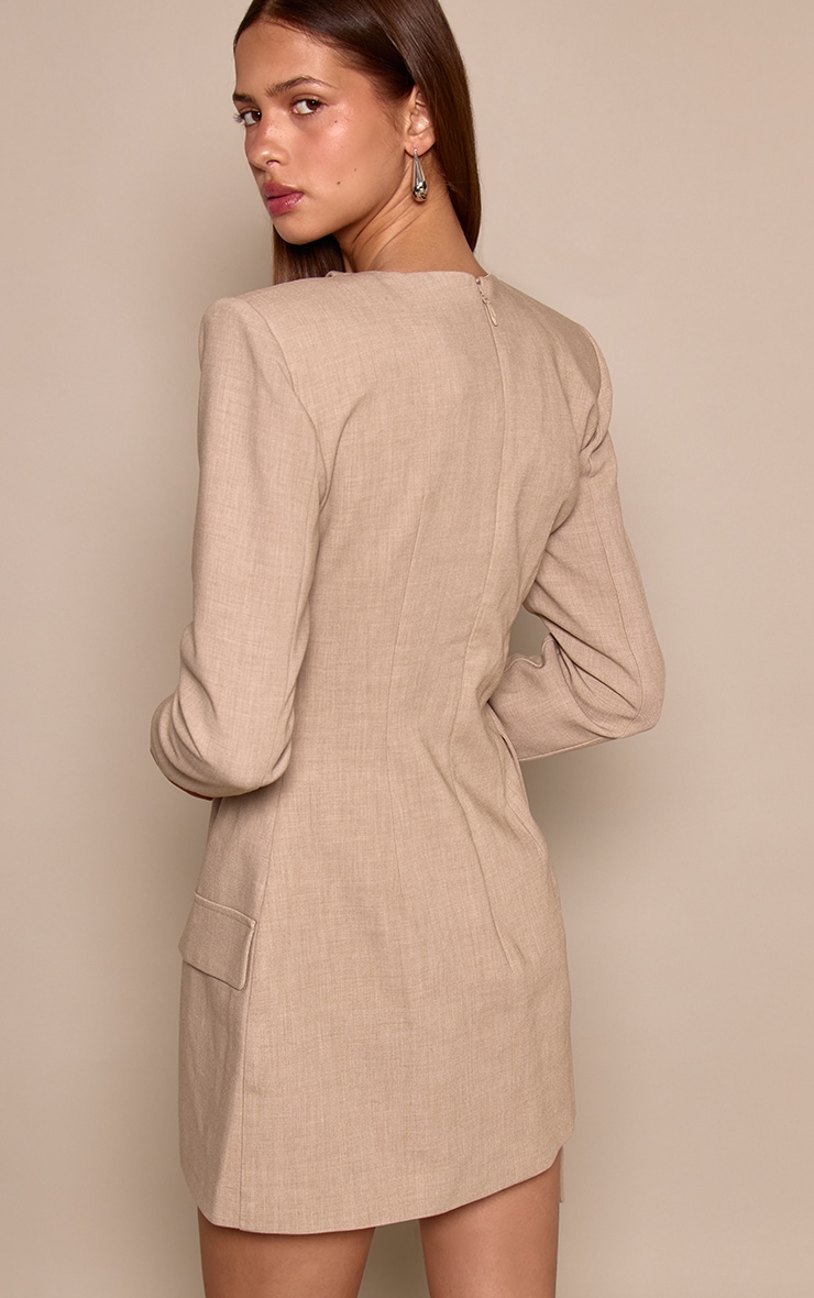 PLT Label Stone Tailored Asymmetrical Cut Out Blazer Dress image 2