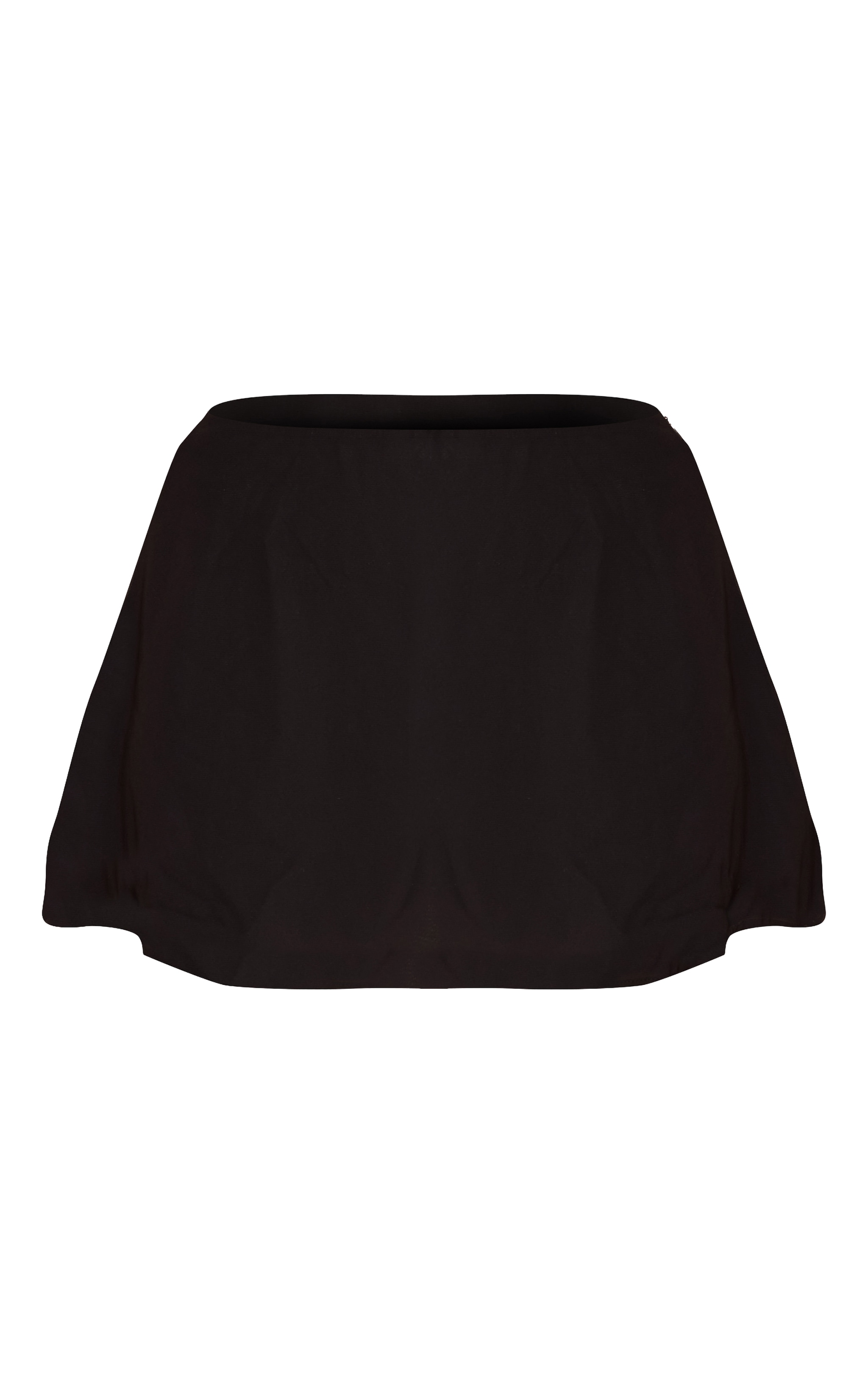 Black Chiffon Floaty Mini Skirt image 6