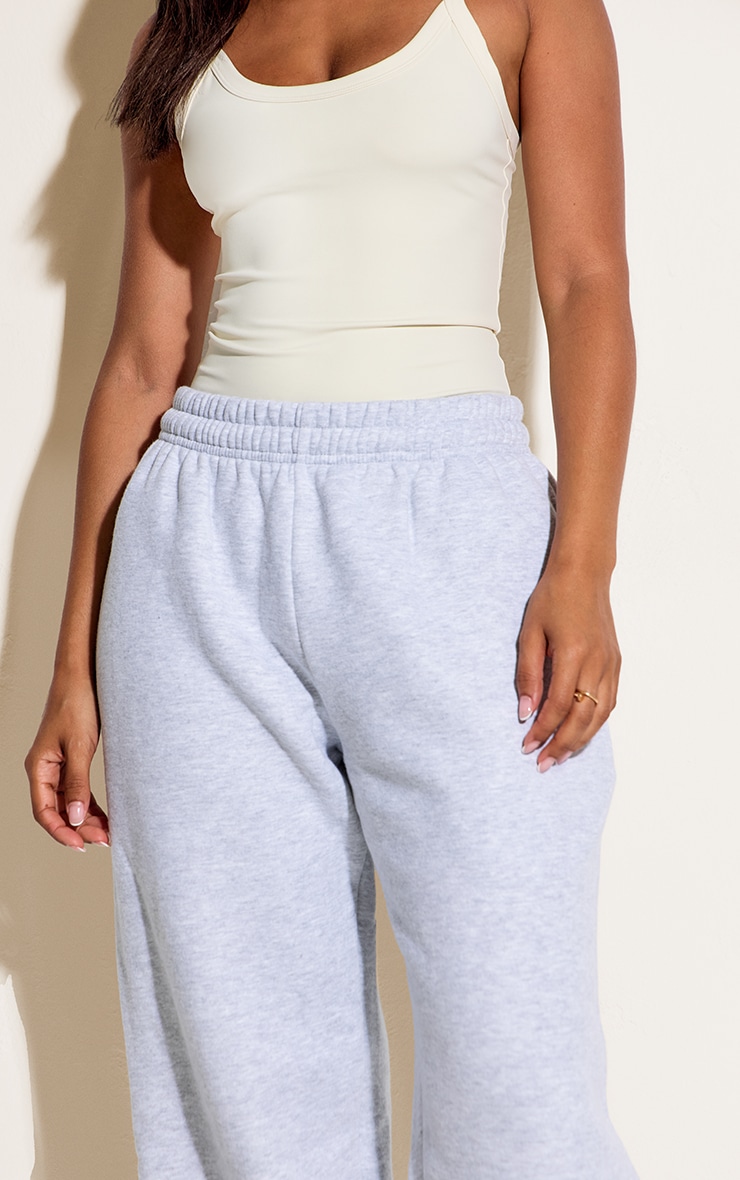 Petite Ash Grey Cuffed Sweatpants image 4