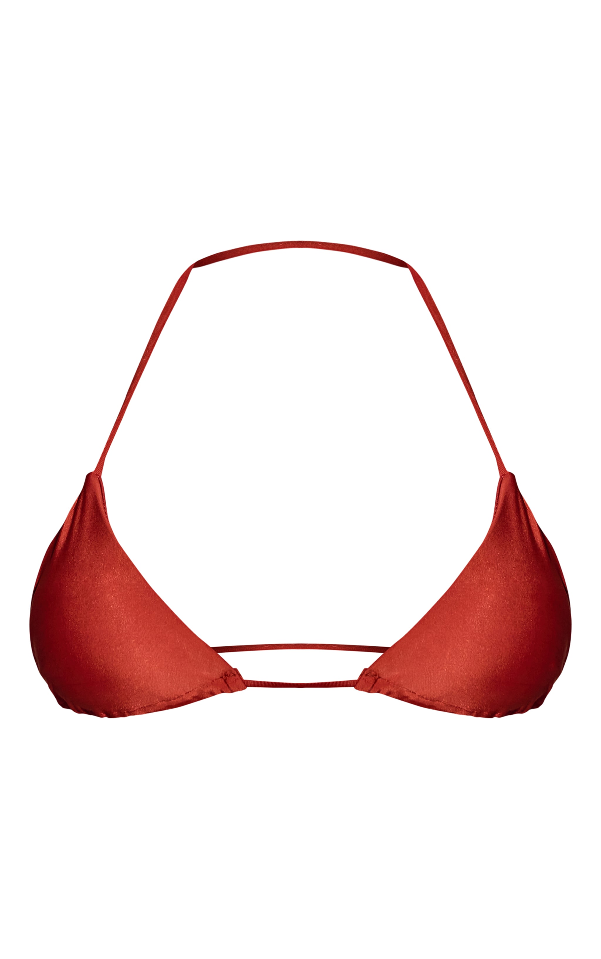 Chocolate Mix And Match Triangle Bikini Top  image 5