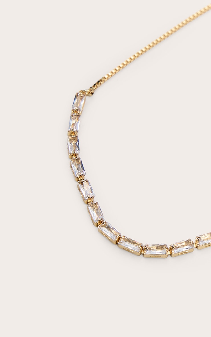 Gold Gem Detail Pull Bracelet image 2