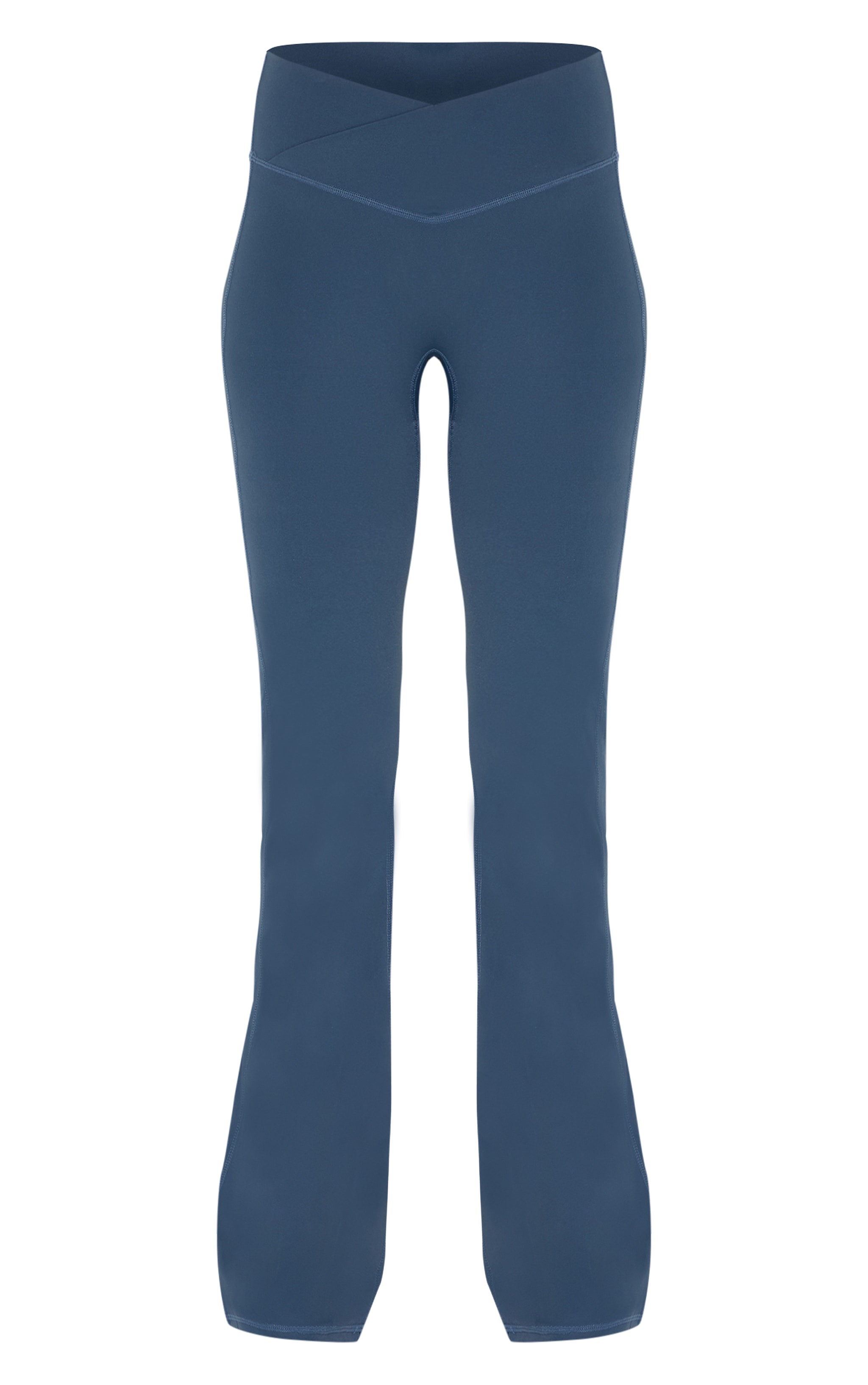 Midnight Blue Sculpt Wrap Waist Yoga Pants image 1