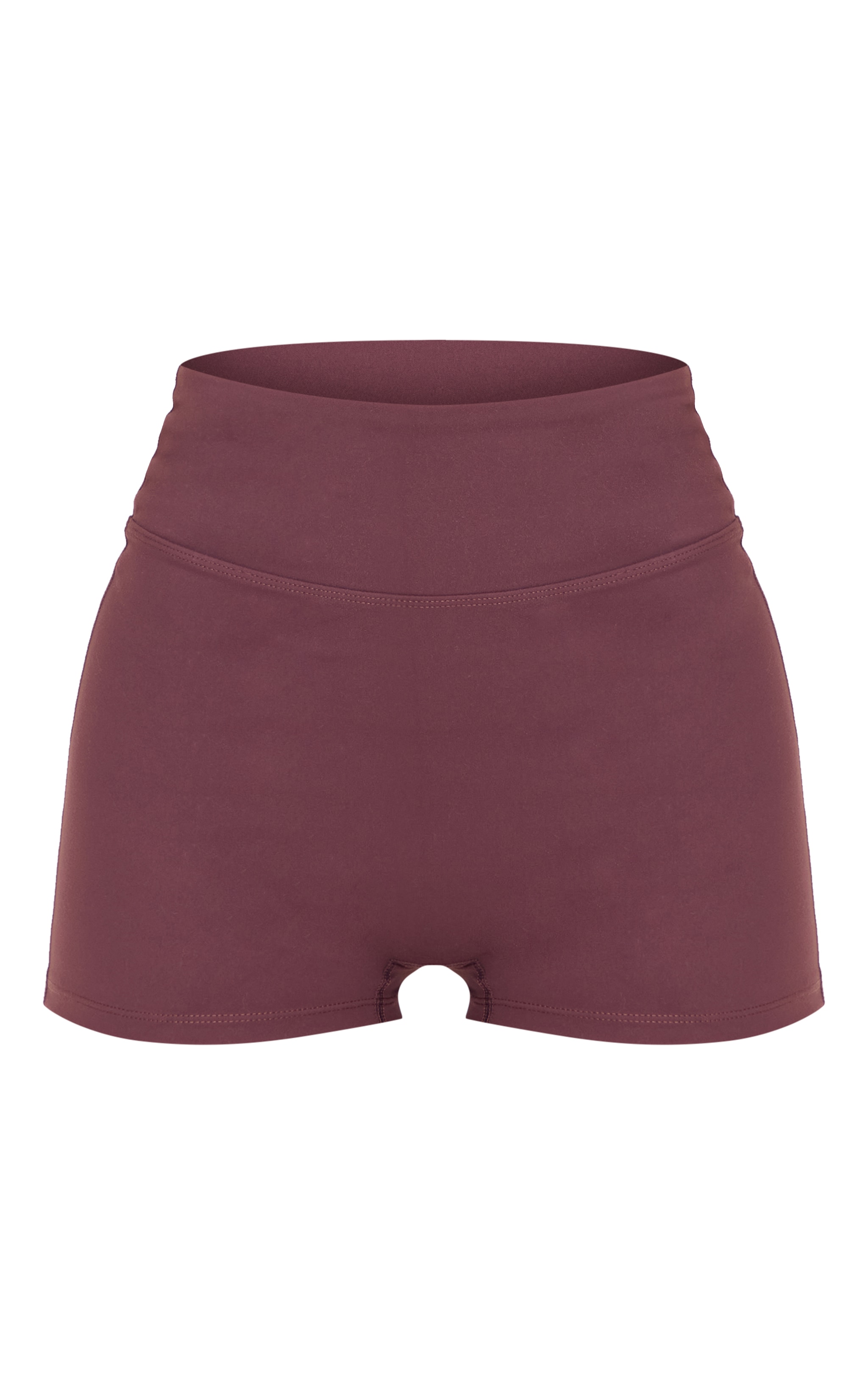 PLT TRAIL Mini-short en Sculpt chocolat foncé à derrière froncé image 6