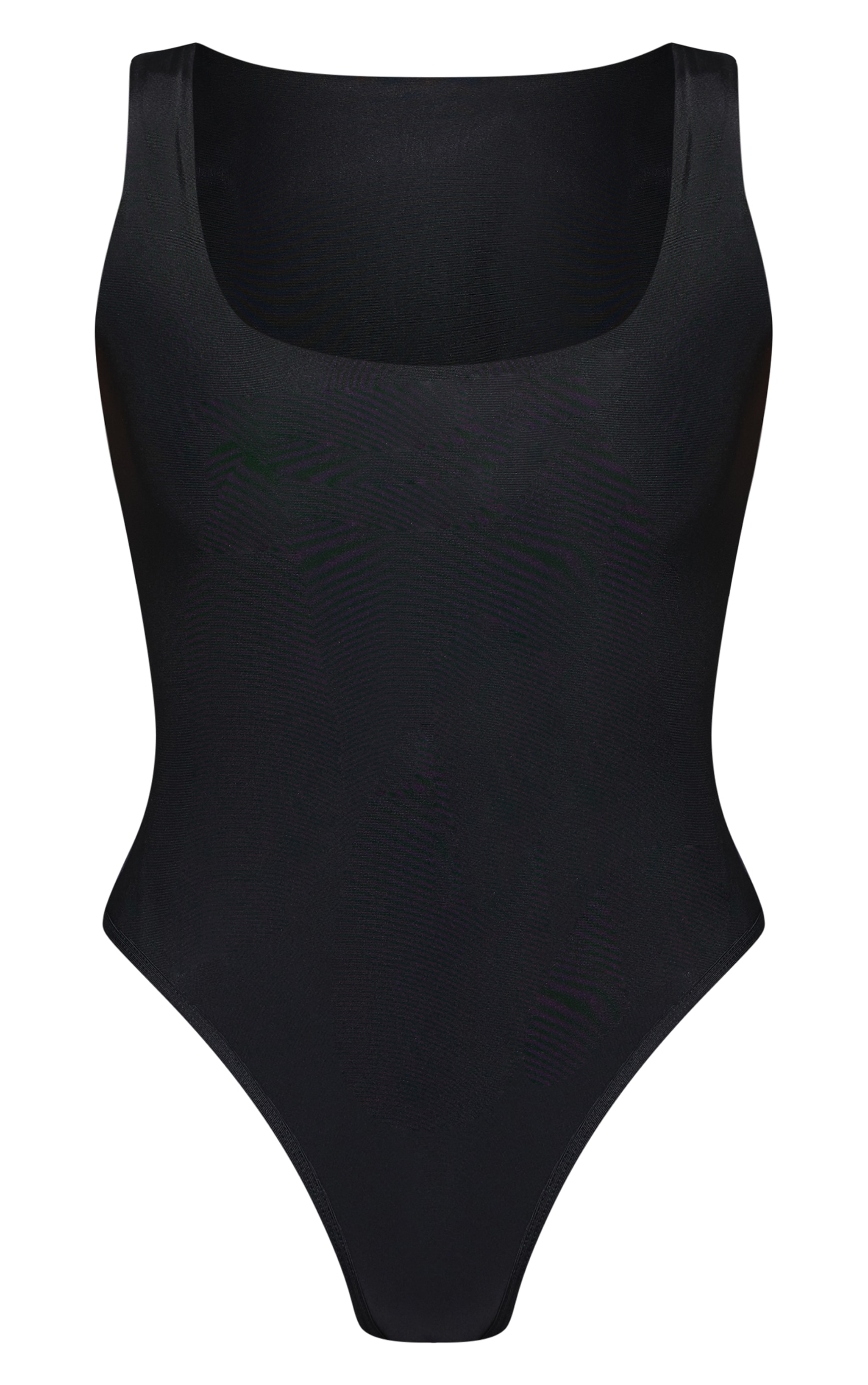 Coal Polyamide Square Neck Bodysuit  image 5