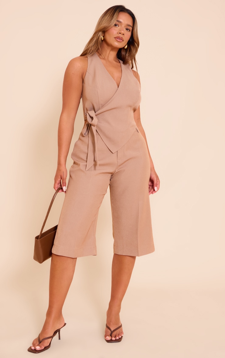 Shape Mocha Tailored Woven Longline Shorts image 1
