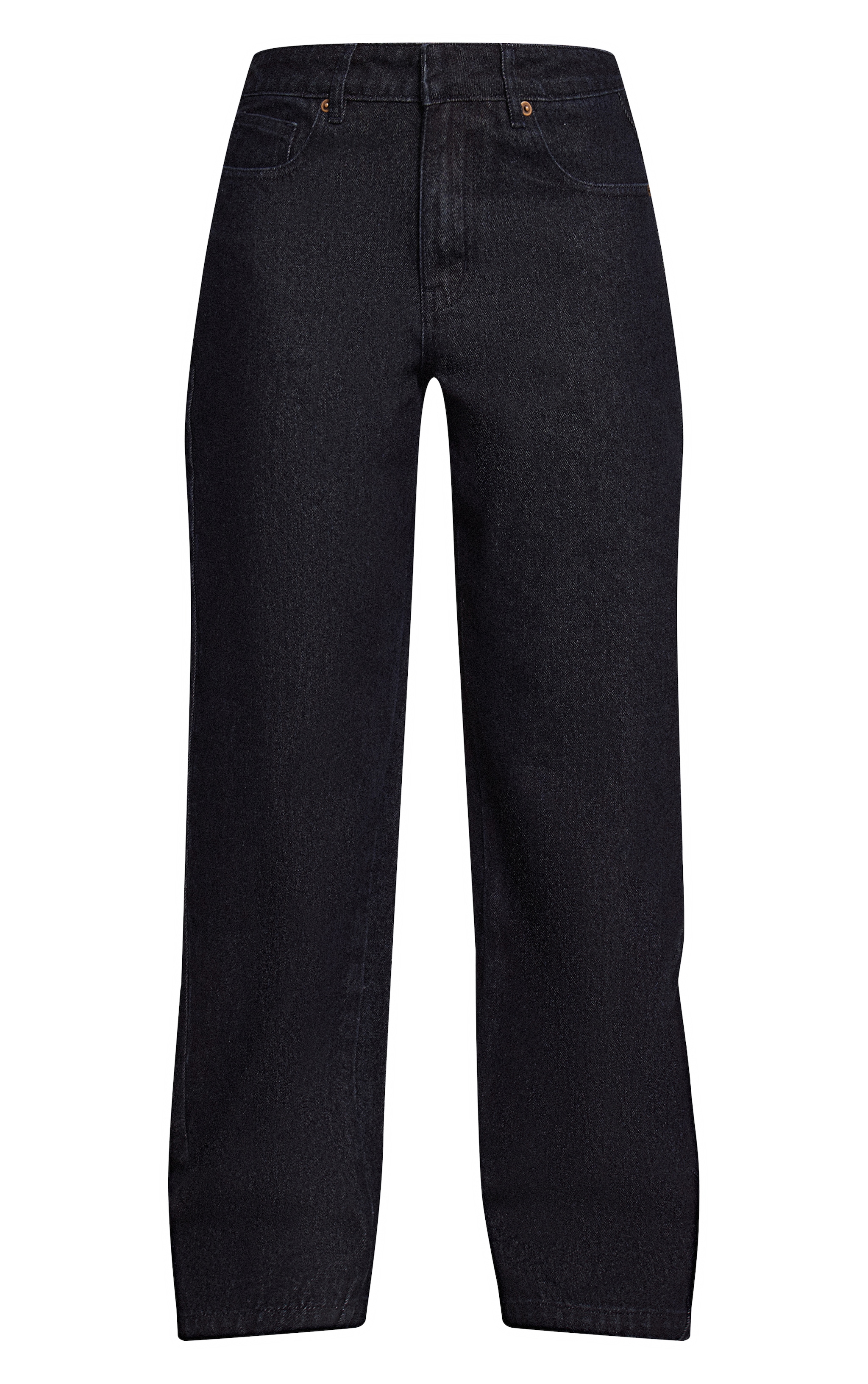 Petite Indigo Mid Rise Denim Barrel Jean image 5