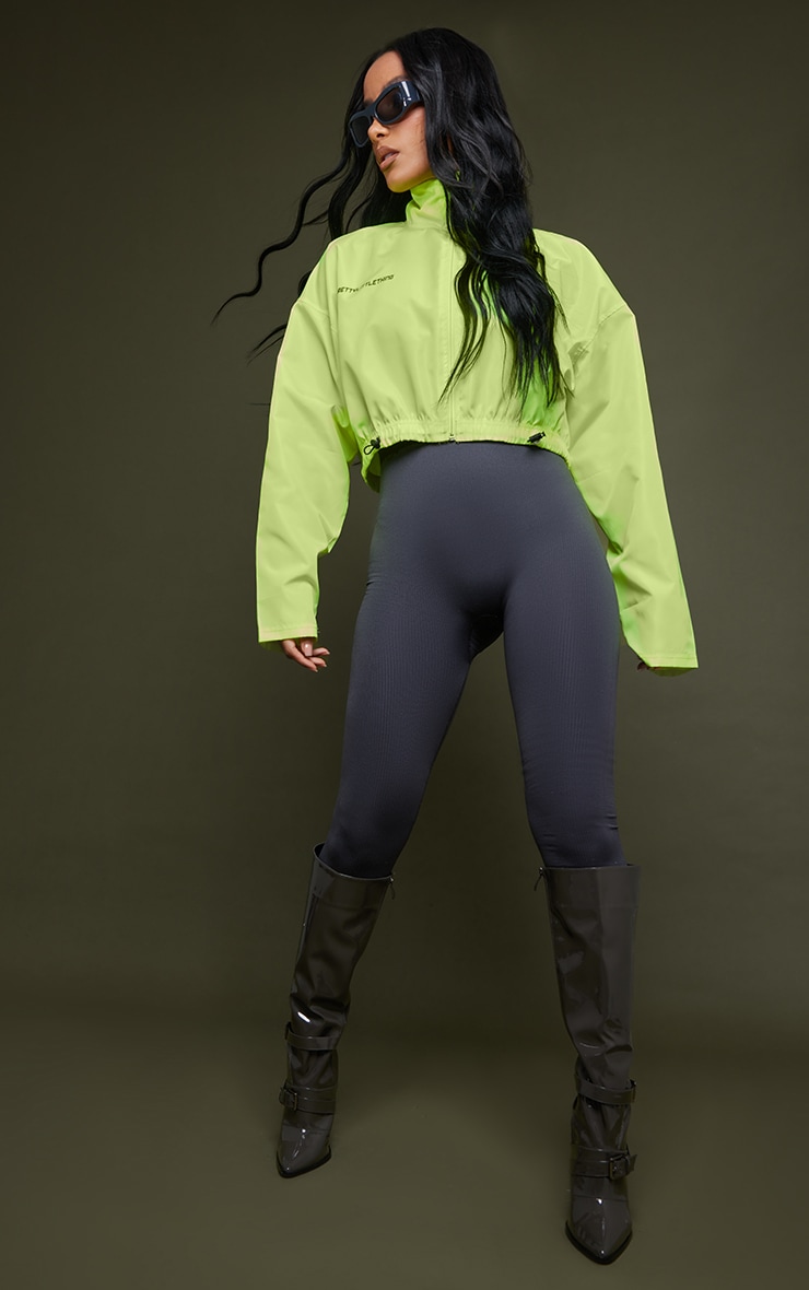 [Margesherwood] / ☆ WINDBREAKER JUMPER / lime 47204920_009_b