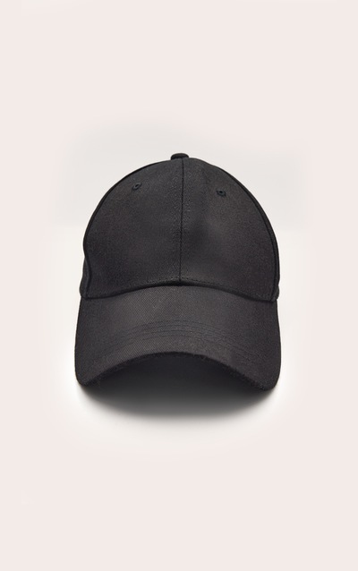 Black Plain Baseball Cap