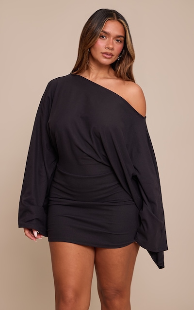 Shape Black Soft Touch Off Shoulder Dress