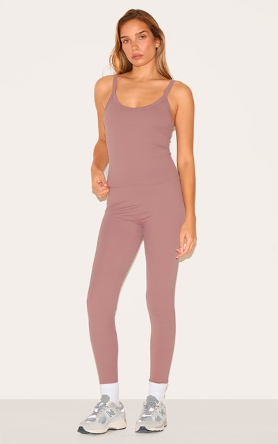 Legging en Sculpt mauve à taille très haute