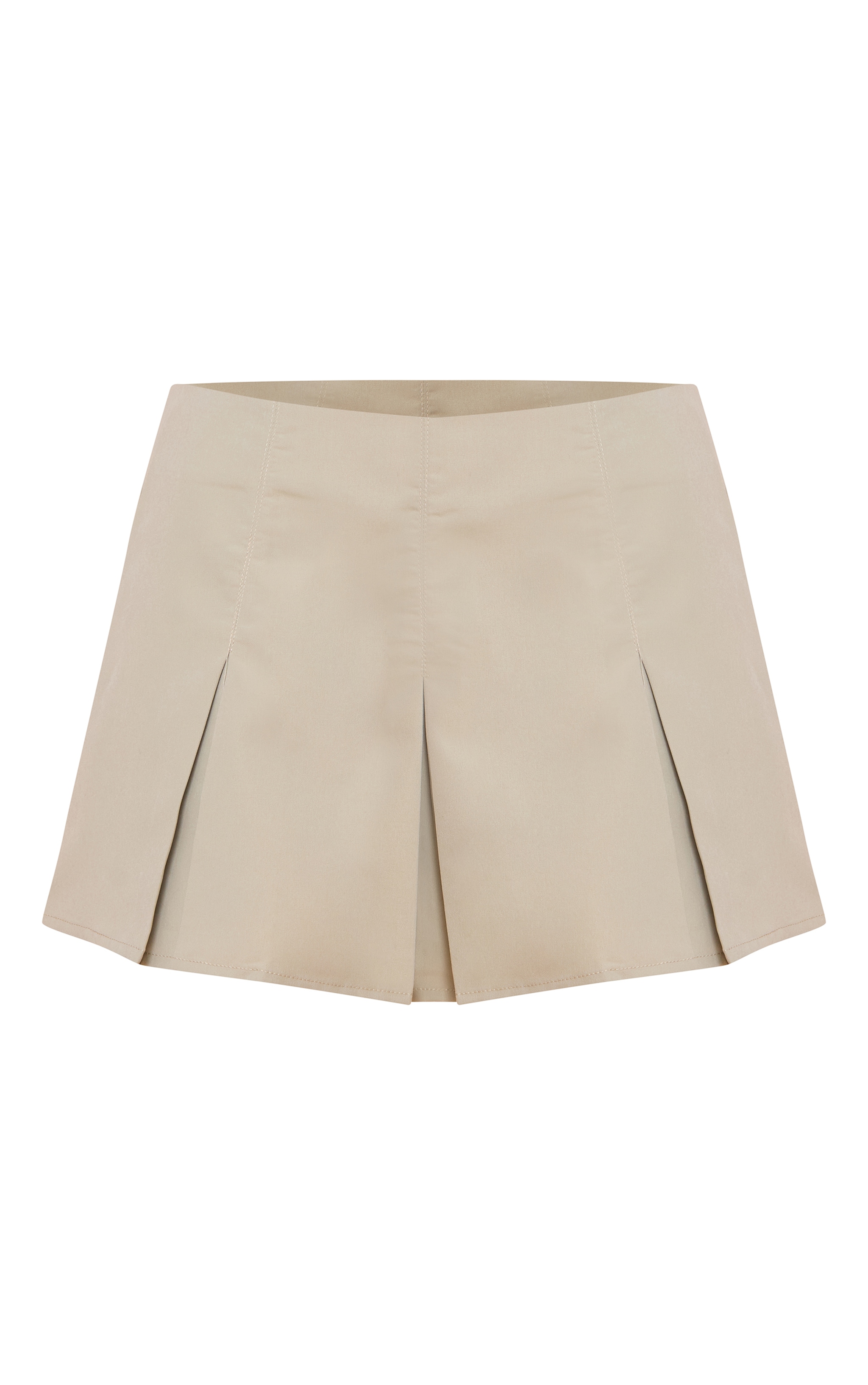 Sage Tailored Woven Box Pleat Skater Skort image 6