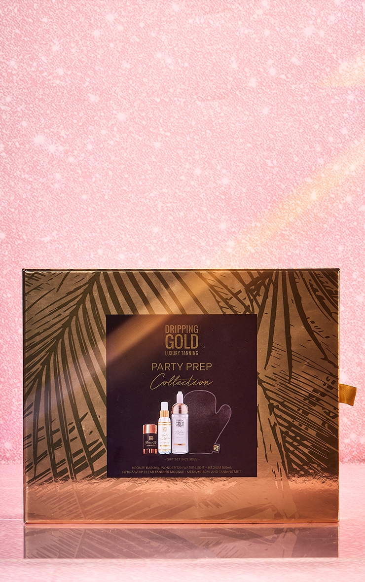 Dripping Gold Pary Prep Tanning Collection Set Medium (Worth £51) image 2