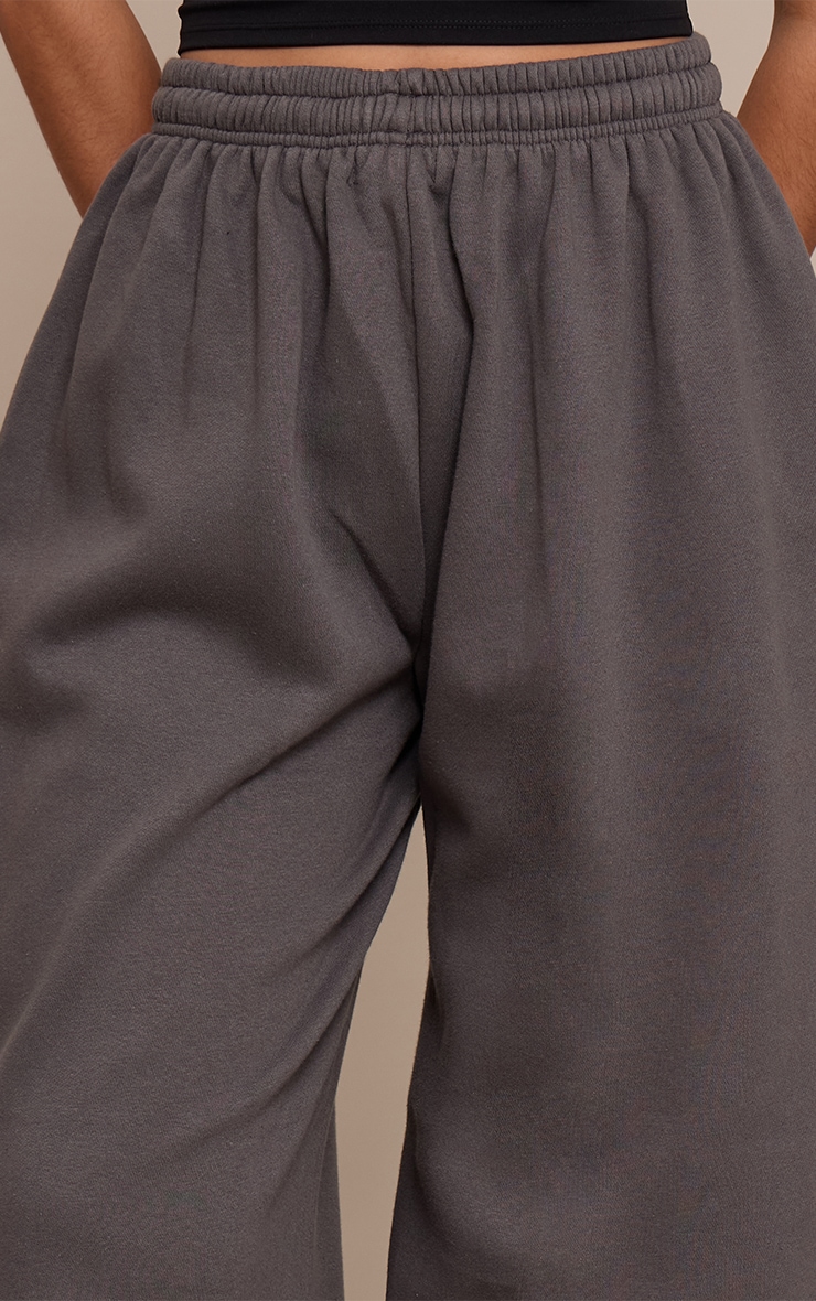 Tall Charcoal Wide Leg Joggers image 4