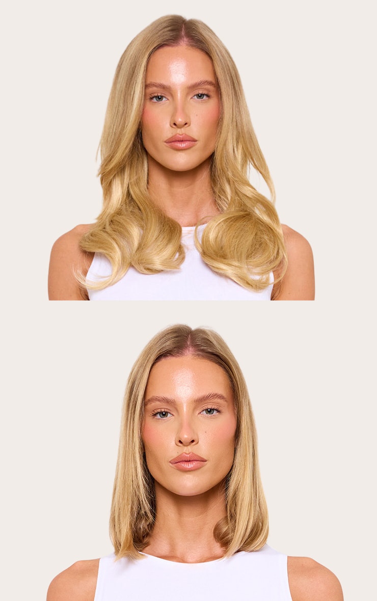 Lullabellz 18" Hidden Halo Blow Dry Hair Extensions - Golden Blonde image 3