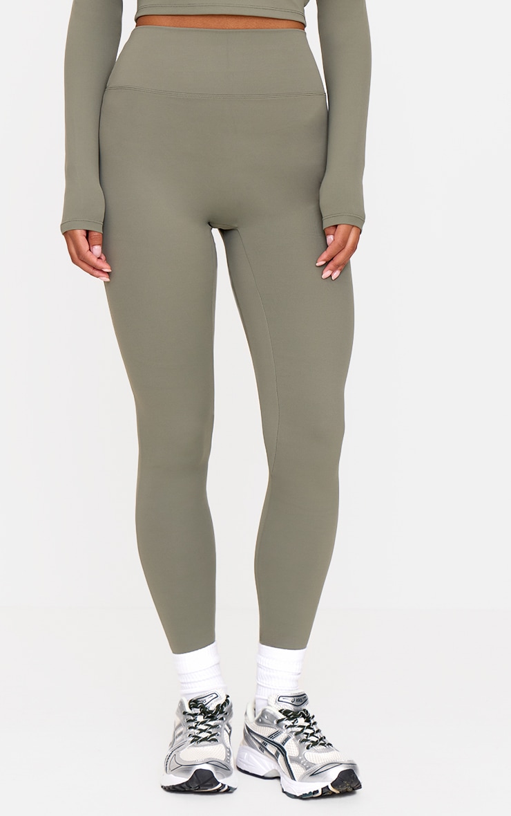 Olive Sculpt Super High Waist Leggings image 2