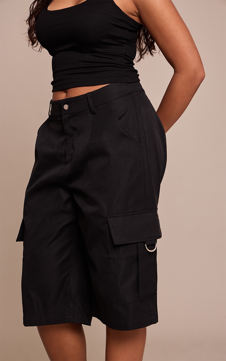 Shape Black Cargo Jorts image 5