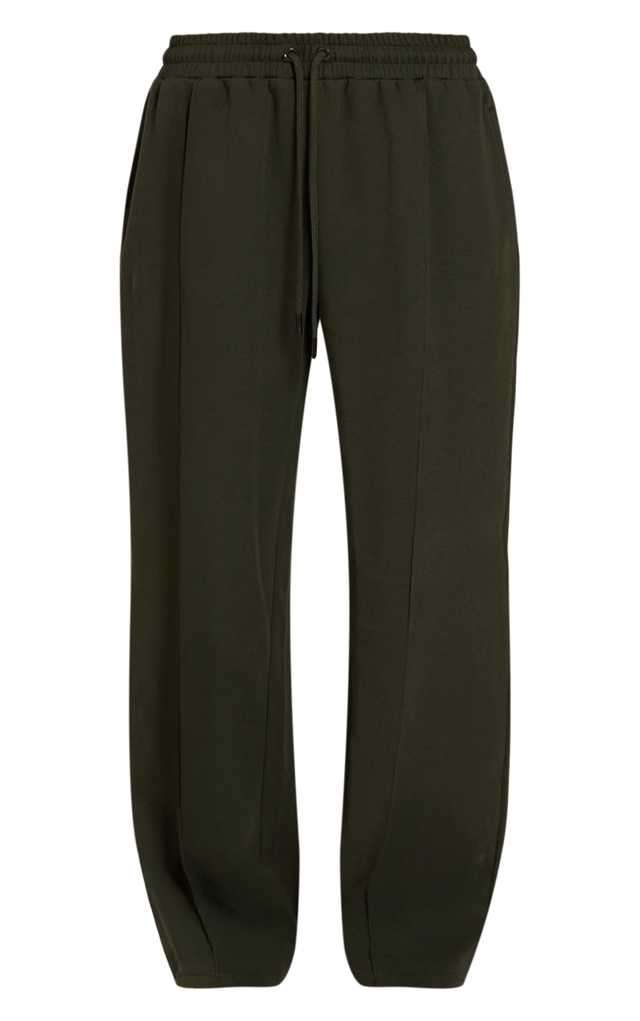 Dark Green Interlock Pintuck Straight Leg Sweatpant image 5