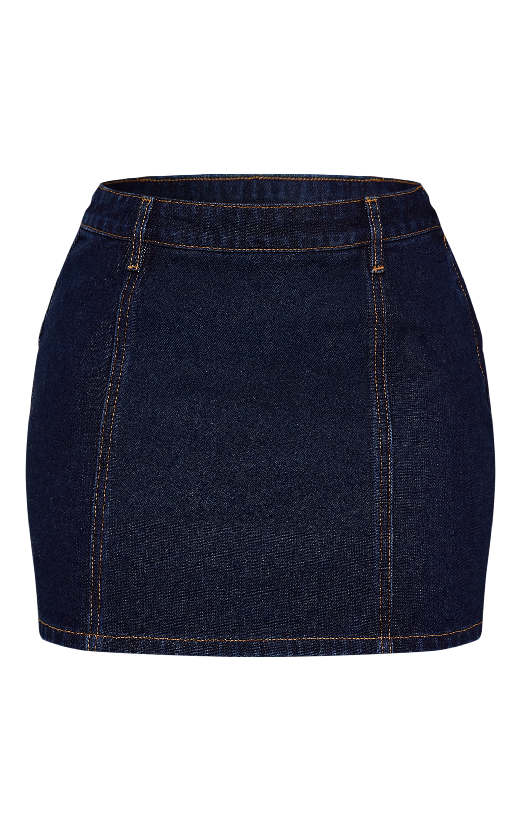 Petite Indigo A-line Mini Skirt image 6