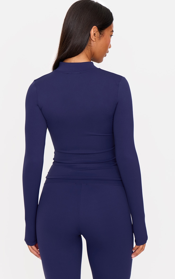 Veste en Sculpt bleu marine image 2