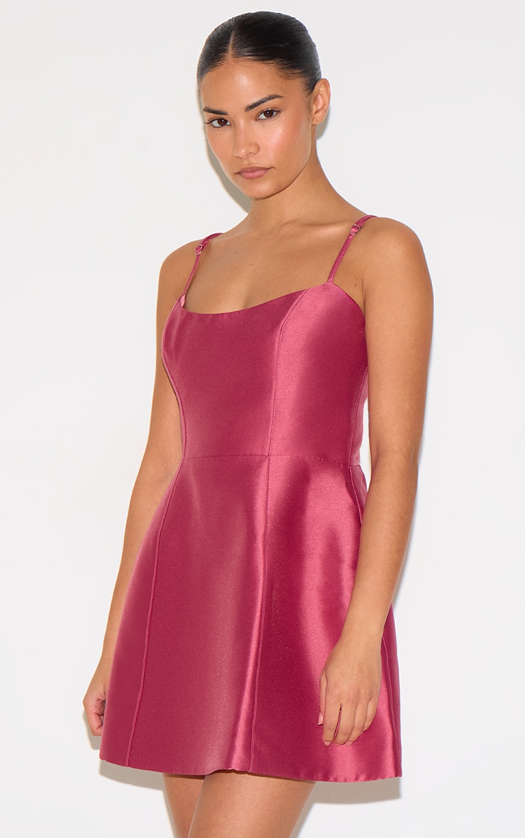 Petite Blush Rose Structured Shift Dress image 4
