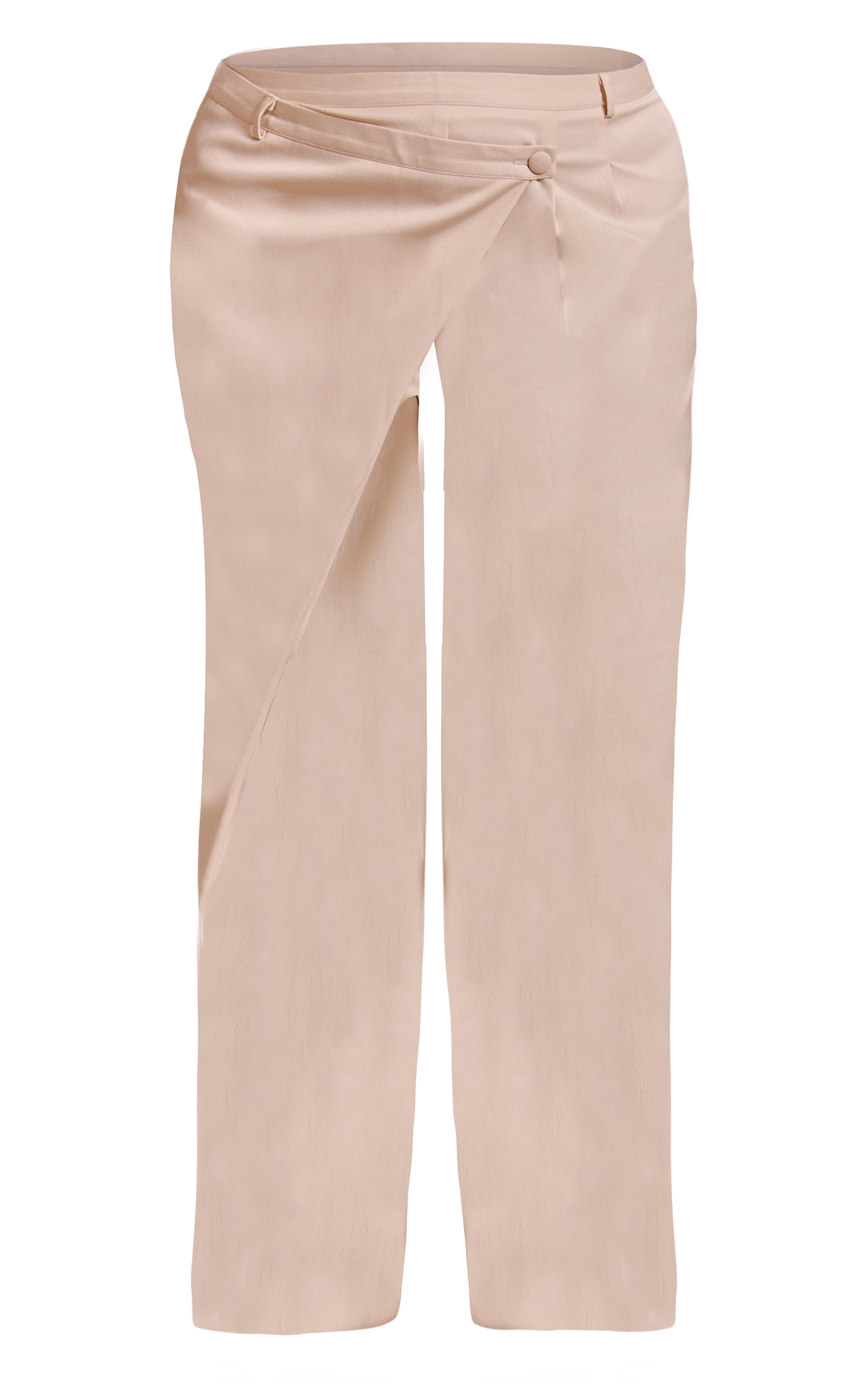 Plus Stone Woven Wrap Front Pants image 5