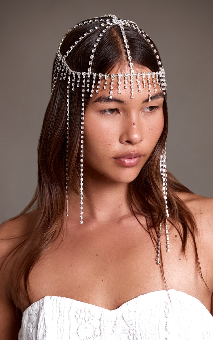 Silver Diamante Headpiece image 1