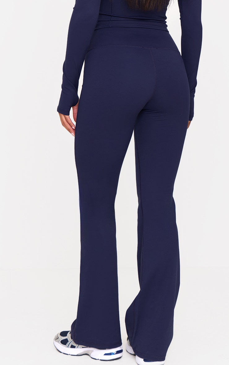 Pantalon de yoga en Sculpt bleu marine à taille croisée image 3