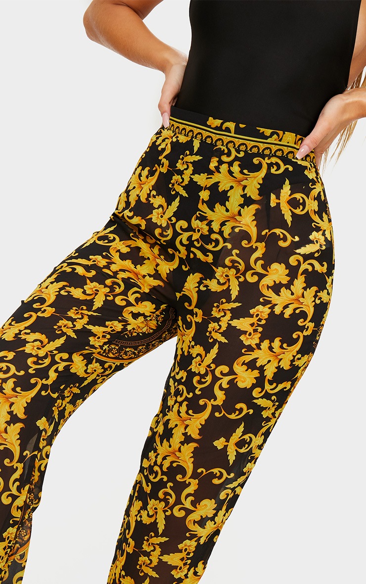 black chain print
