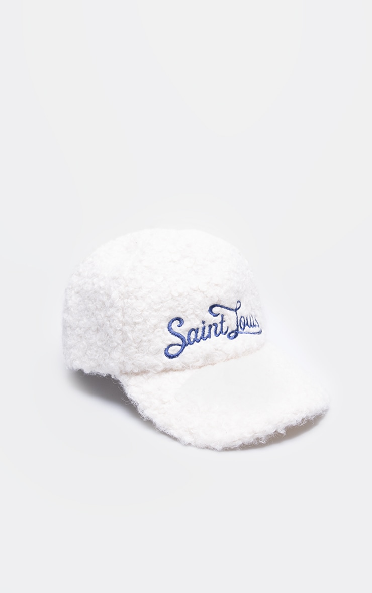 Casquette moumoutée crème à boucle et imprimé Saint Louis image 4