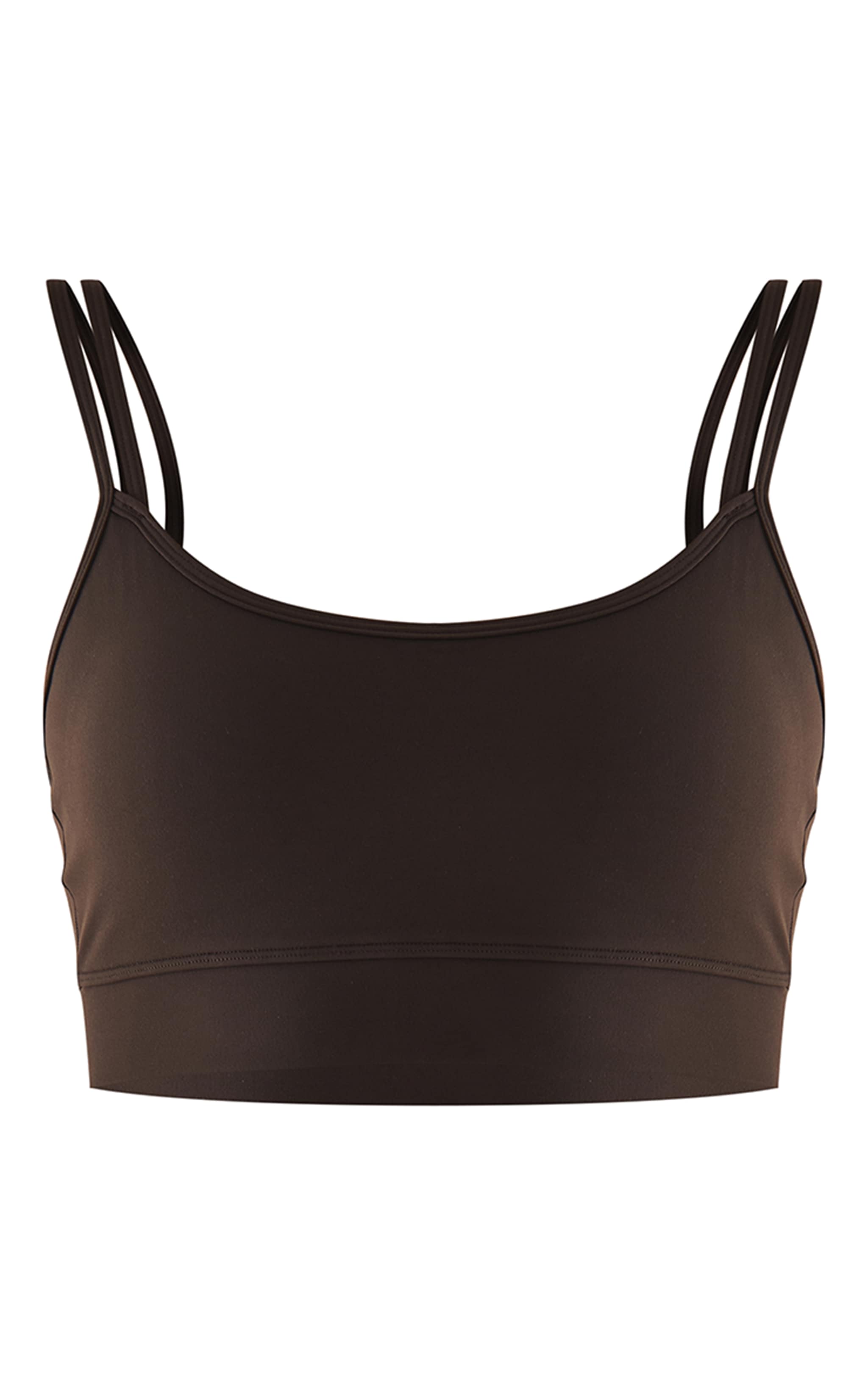 Brassière de sport rembourrée en Sculpt espresso à bretelles doublées image 5