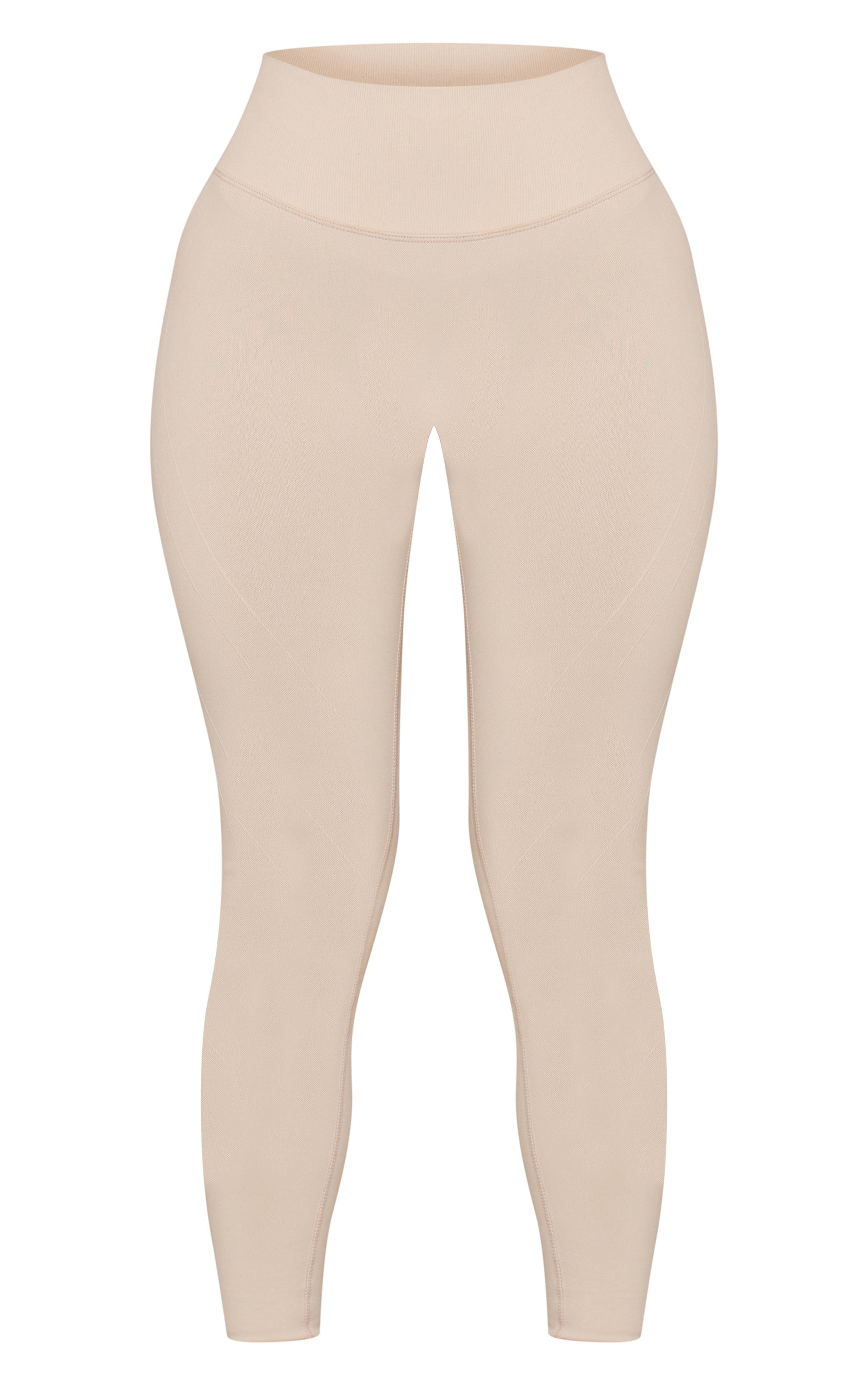 Petite PLT Oatmeal Seamless Scrunch Bum Leggings image 5