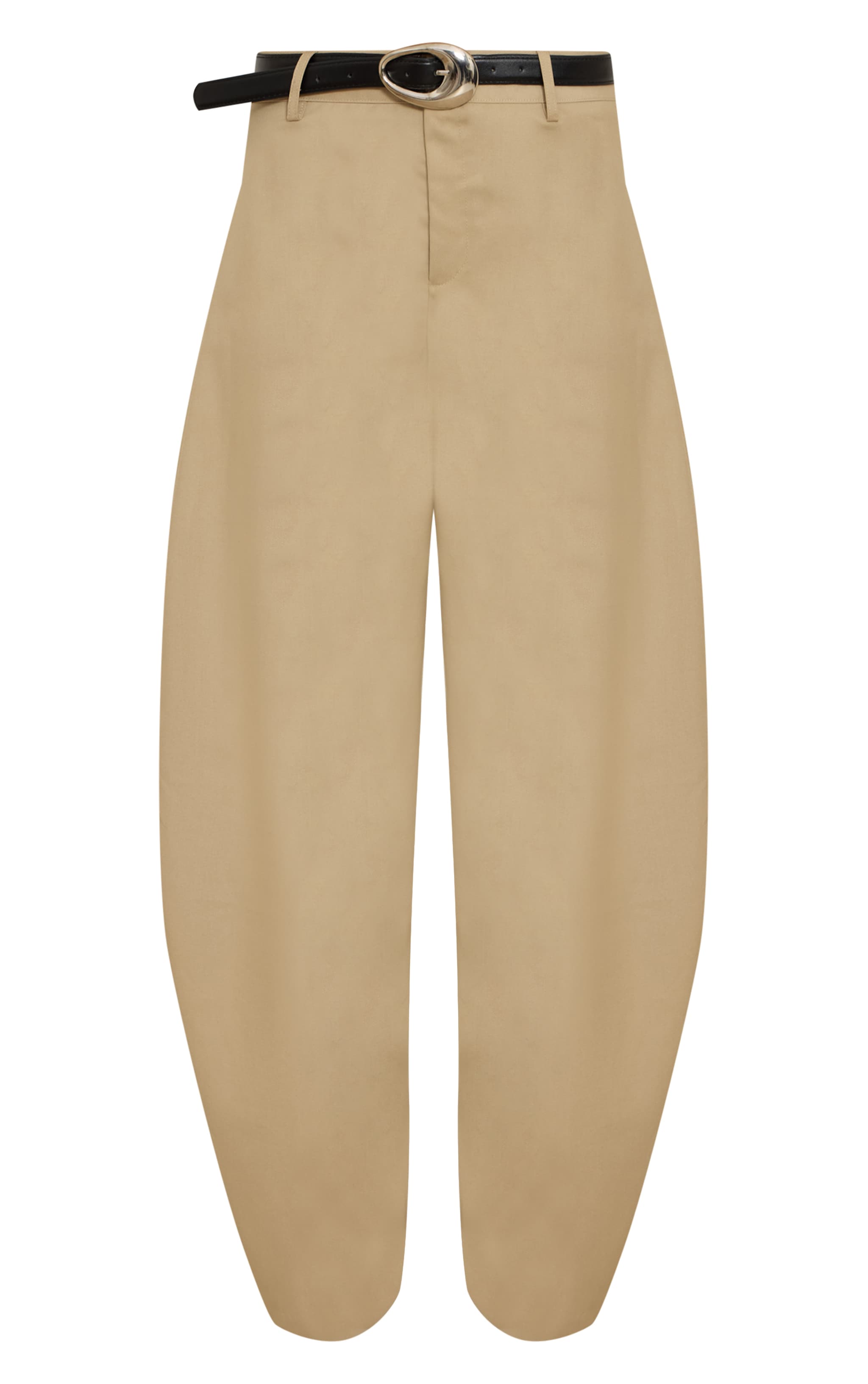 Tan Belted Wide Leg Pants image 5