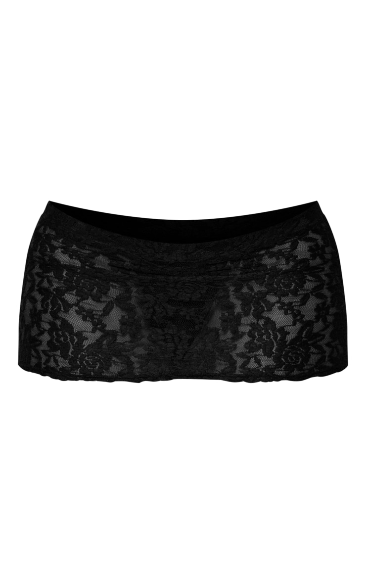 Black Skirt Underwear Shape Black Lace Mini Skirt Shape
