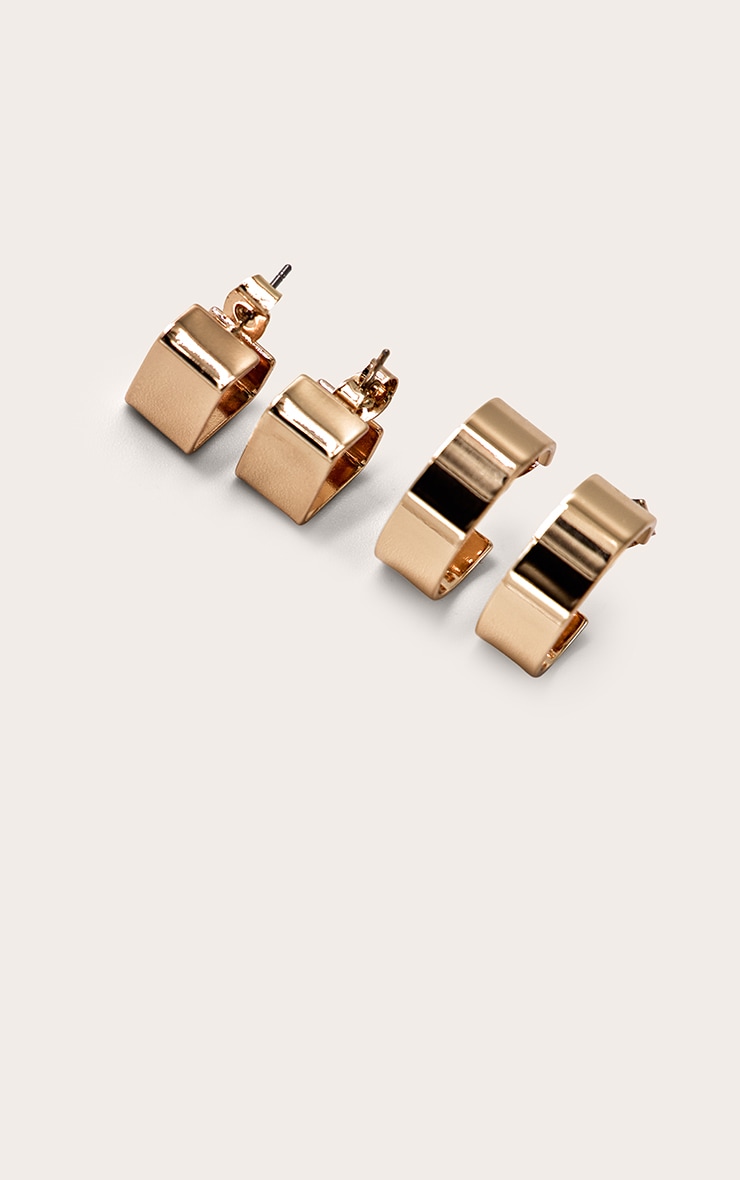 Gold Smokey Resin Mini Hoop Multi Pack image 3