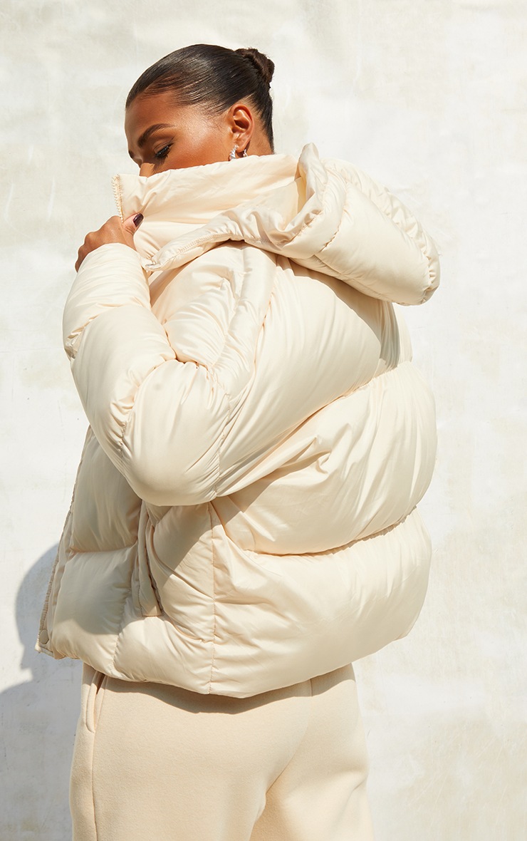 oversized cream jacket