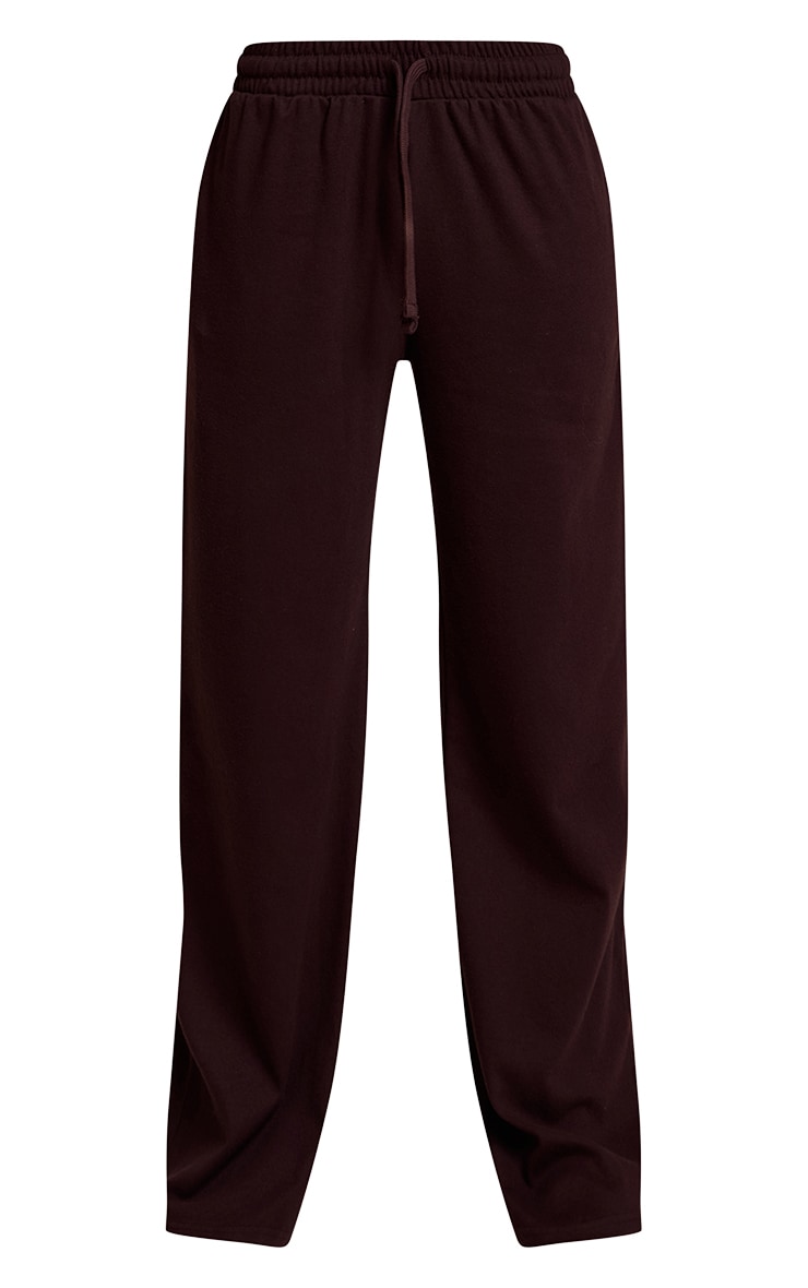 Dark Brown Drawstring Soft Touch Pants image 5
