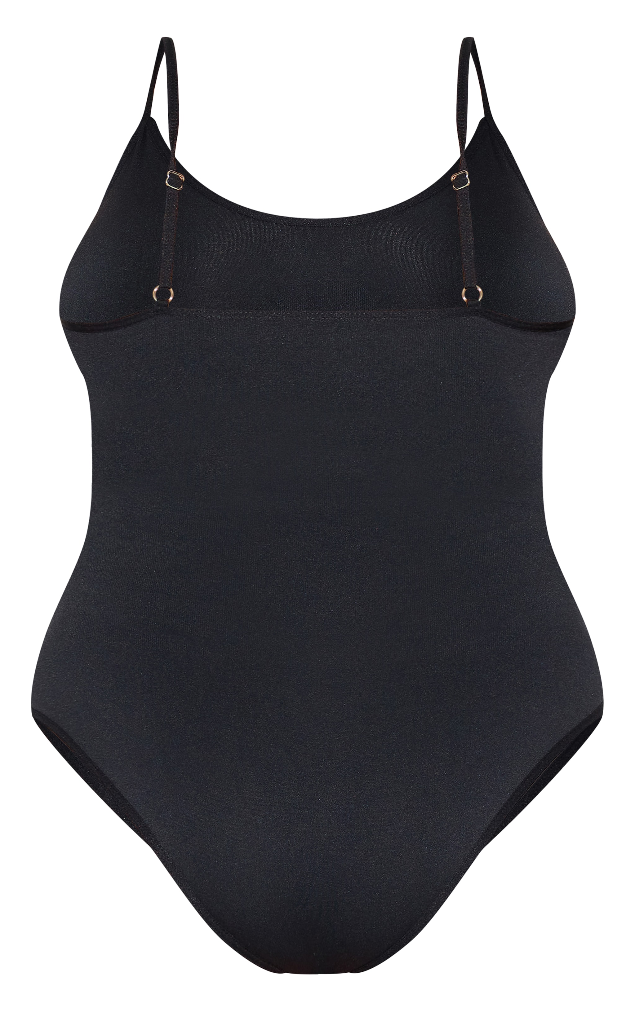 Body noir à coutures apparentes et détail bonnets moulés image 6