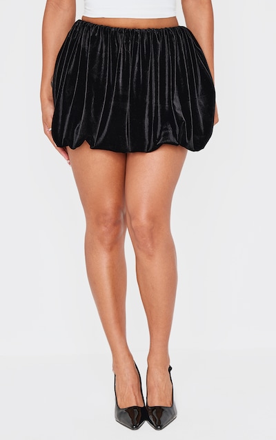 Shape Mini-jupe bouffante en velours noir