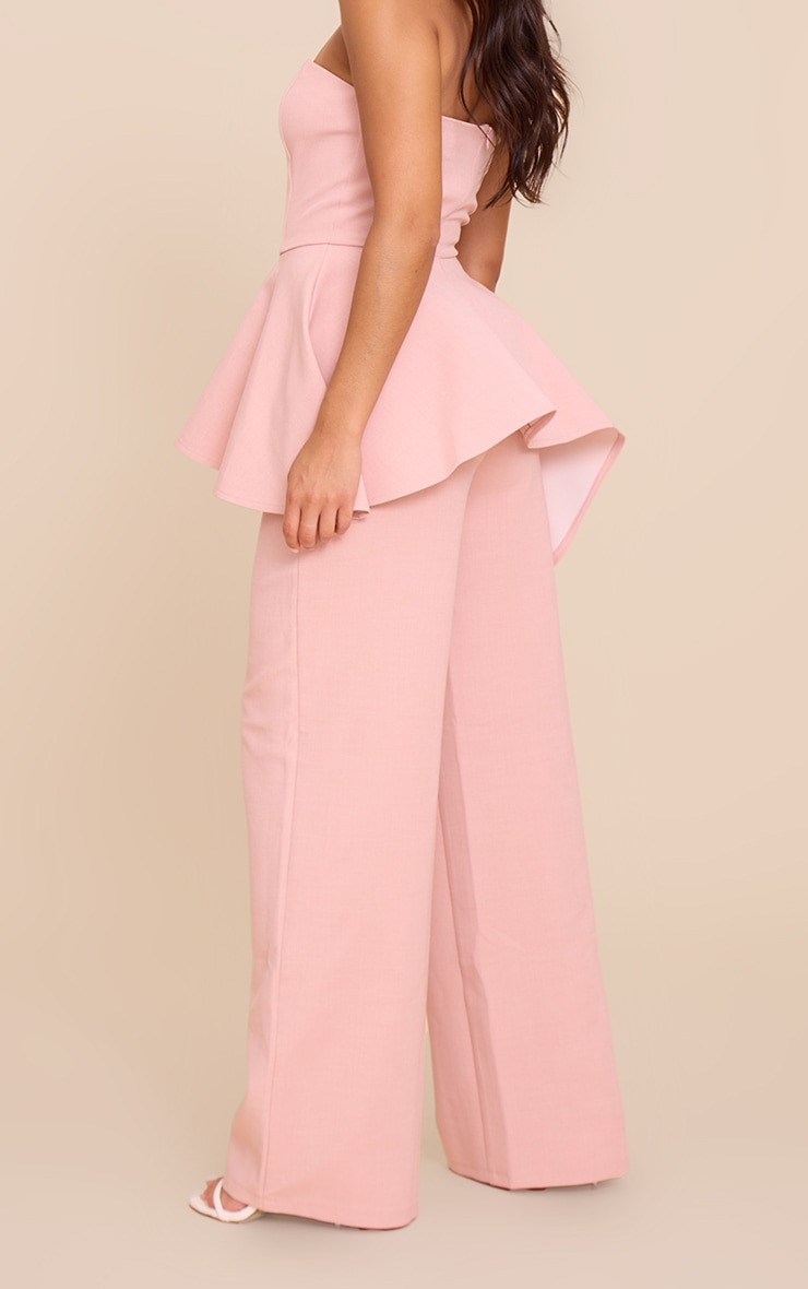 Light Pink Premium Tailored Straight Leg Pant image 3