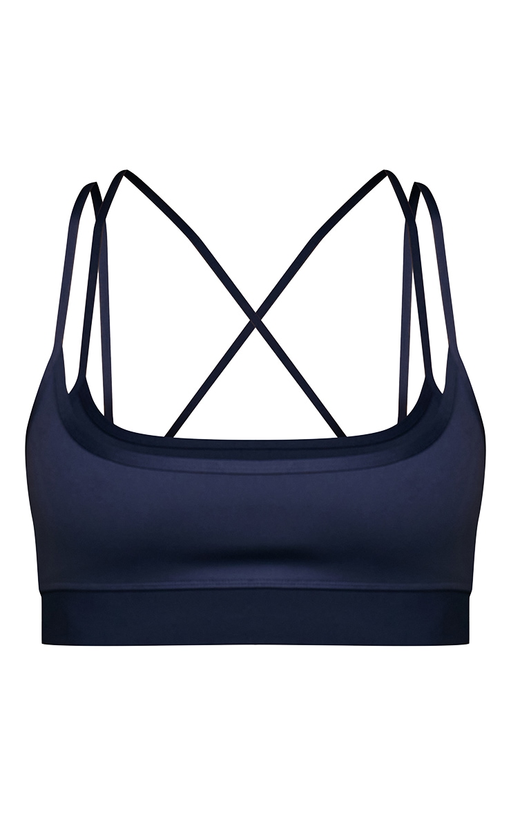 Navy Ultimate Contrast Sports Bralet image 5